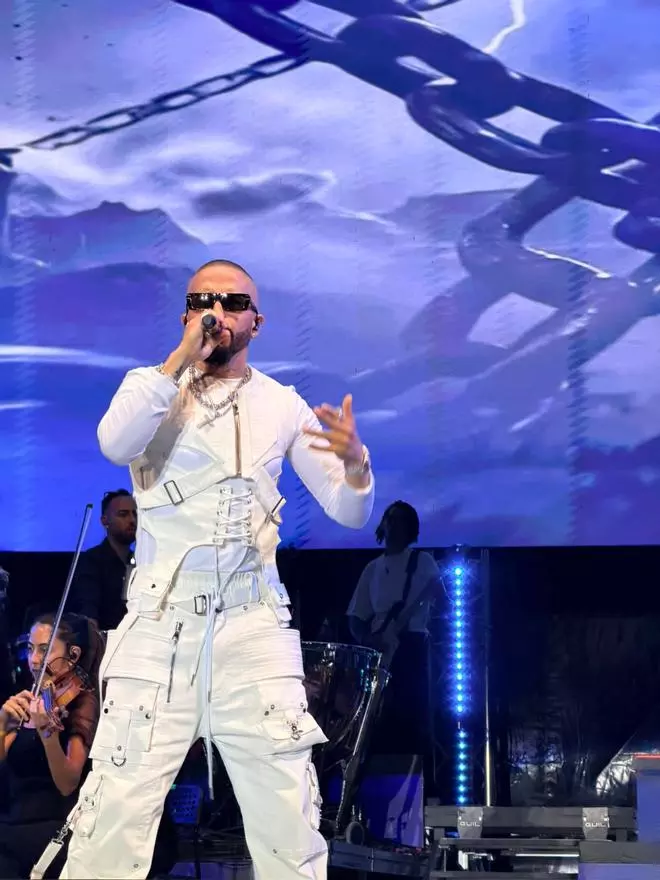 Actuación de Yandel Sinfonico en Telde