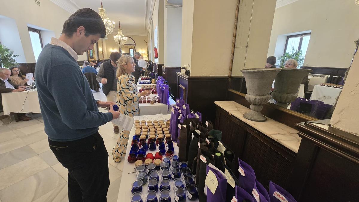 Cata de los Premios Mezquita del aceite de oliva.