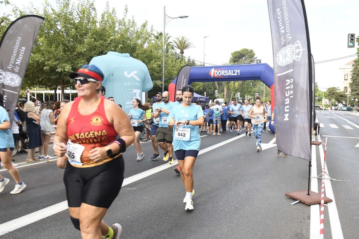 La carrera y marcha Solidaria Asteamur, en imágenes