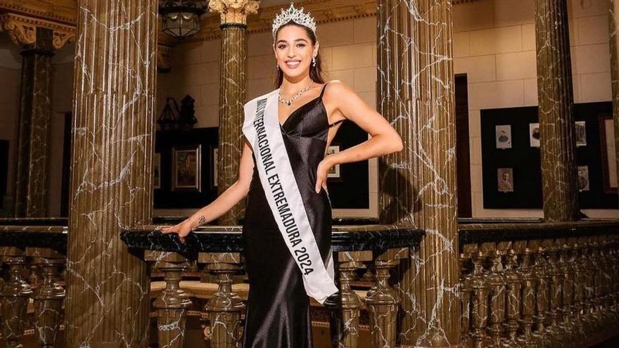La dombenitense Nerea Pérez representará a Extremadura en el Miss Internacional 2024