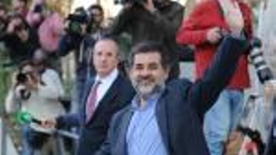 Jordi Sànchez, en imatge d&#039;arxiu, acudint a declarar a l&#039;Audiència Nacional.