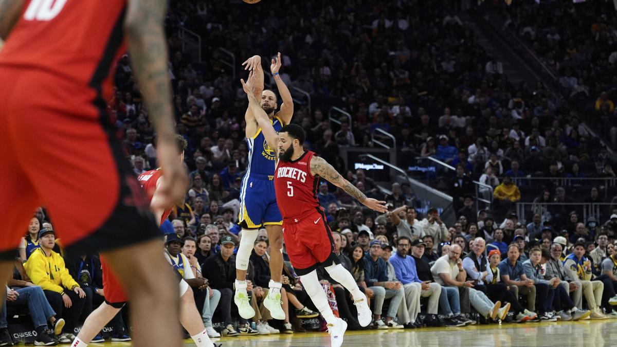Stephen Curry, de los Golden State Warriors