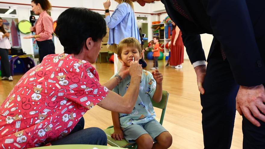 Empieza la vacunación escolar contra la gripe en Aragón.