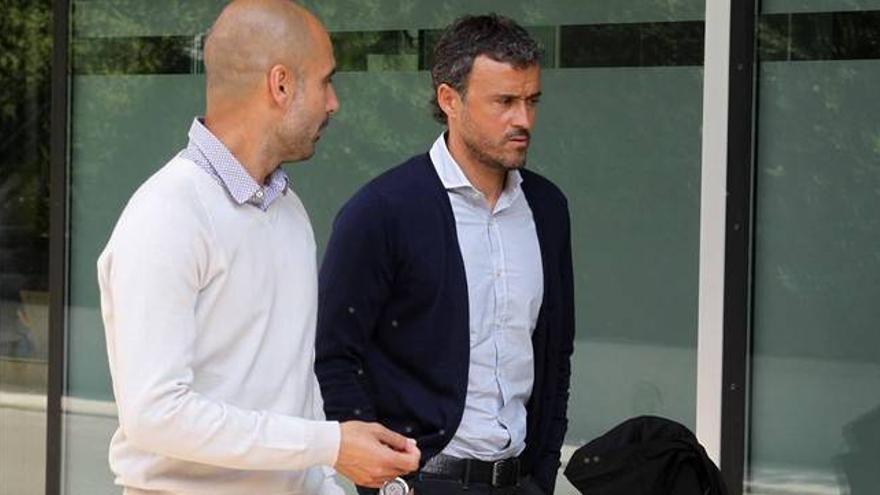 Luis Enrique y Guardiola quieren evitarse en el sorteo de la Champions