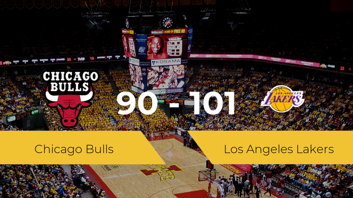 Los Angeles Lakers se queda con la victoria frente a Chicago Bulls por 90-101