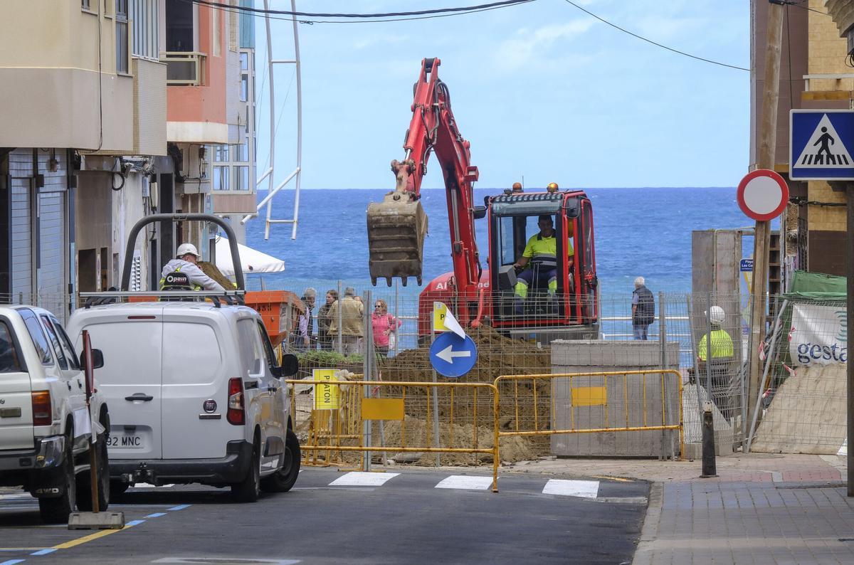 Recogida de firmas en Guanarteme por las obras