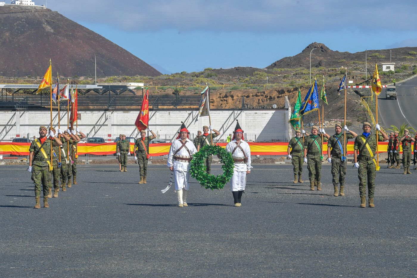 Celebración del día de la patrona de Infantería en Las Palmas de Gran Canaria