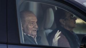 El rey Juan Carlos llega a Sanxenxo para disfrutar de las regatas