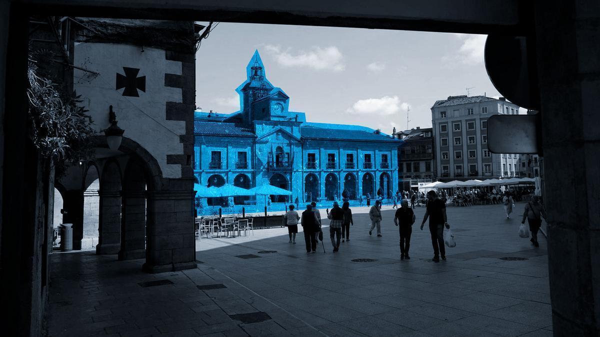 El ayuntamiento de Avilés.
