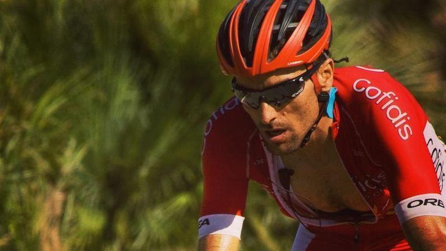 Maté durante la pasada Vuelta a España en el ascenso a El Torcal de Antequera.