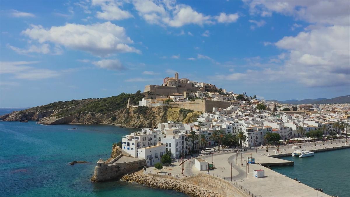 Eivissa, die Hauptstadt Ibizas.