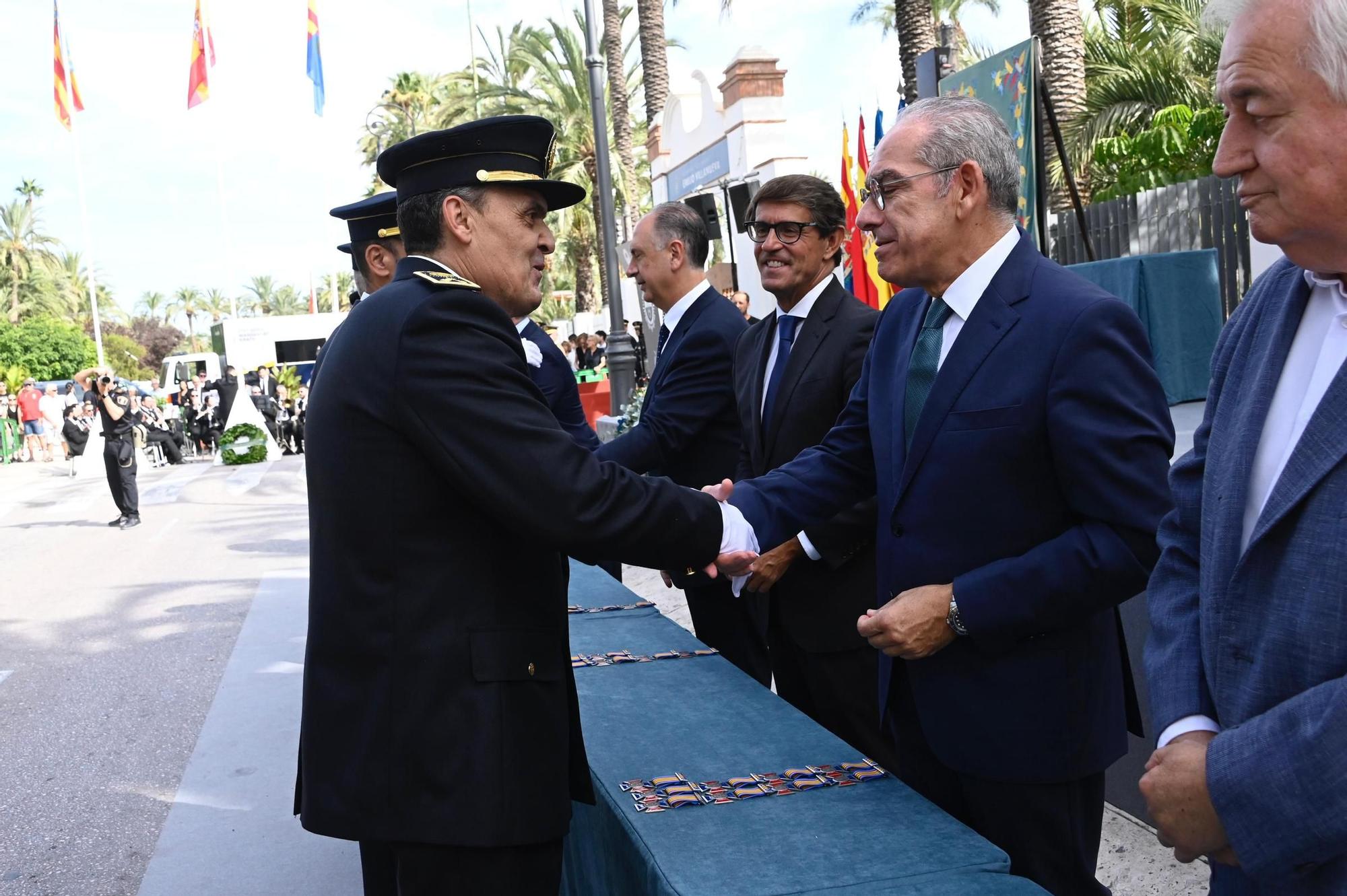 Así ha sido el acto del patrón de la Policía Local de Elche
