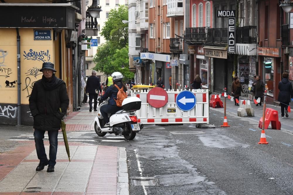 Los turismos serán desviados en la calle de la Torre hacia Atocha Alta. Las obras se prolongarán hasta el 13 de julio.