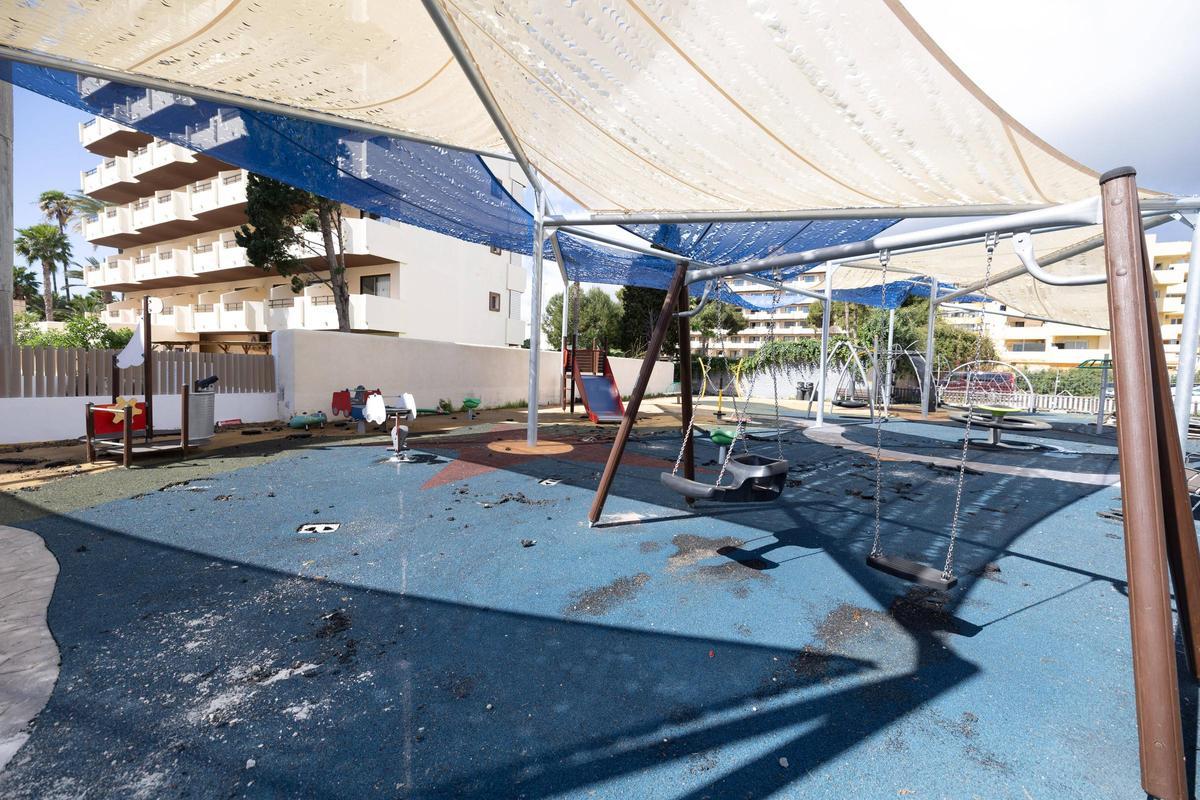 Parque infantil de Platja d'en Bossa.