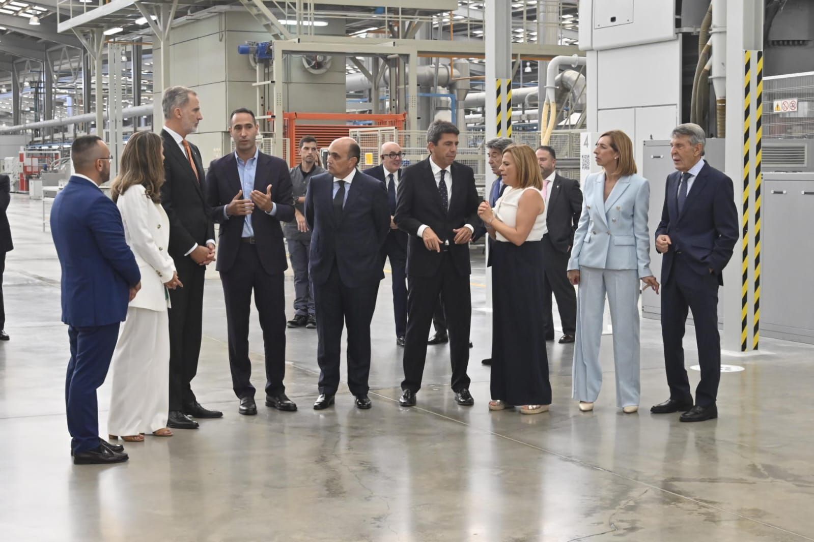 El rey Felipe VI visita Porcelanosa para conmemorar su 50 aniversario