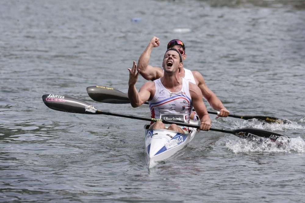 Llamedo y Vázquez vencen en el Descenso del Sella