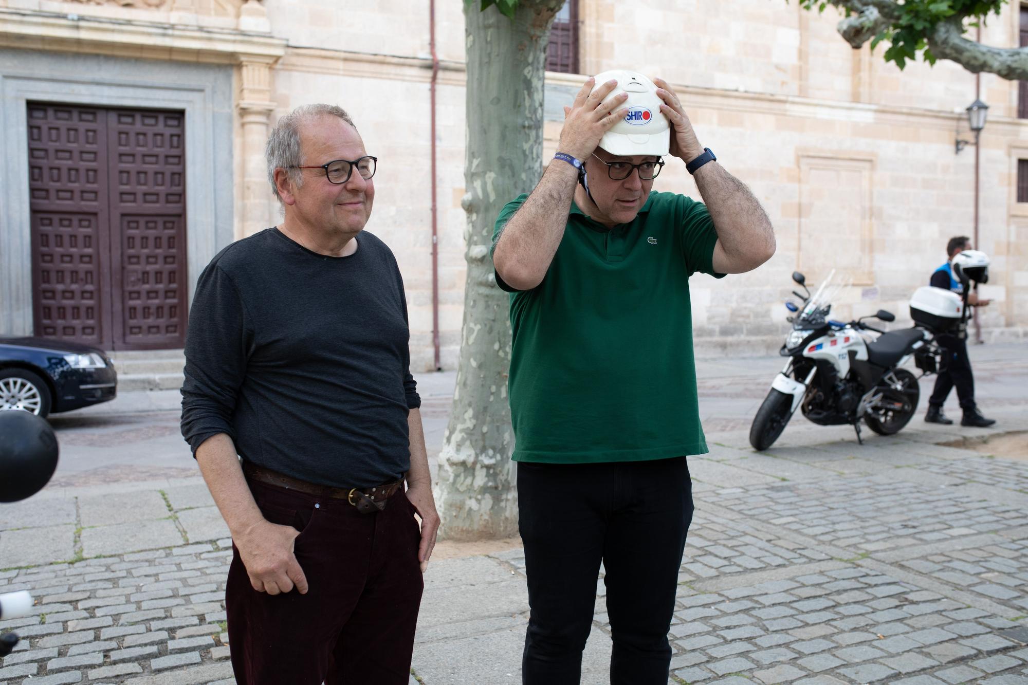 "Correcaminos", la vespino que recorre España llega a Zamora