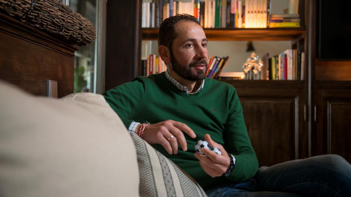 Pablo Machín, en una entrevista con El Periódico.