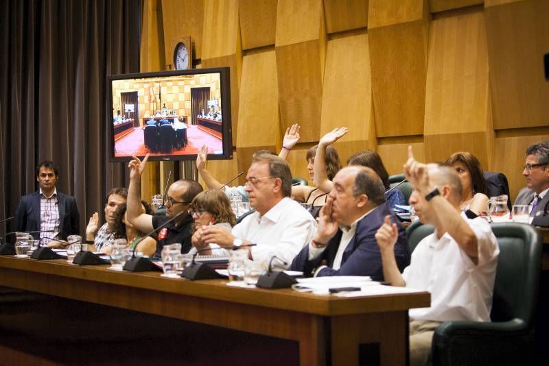 Fotogalería del pleno municipal sobre el cambio de nombre del pabellón Príncipe Felipe