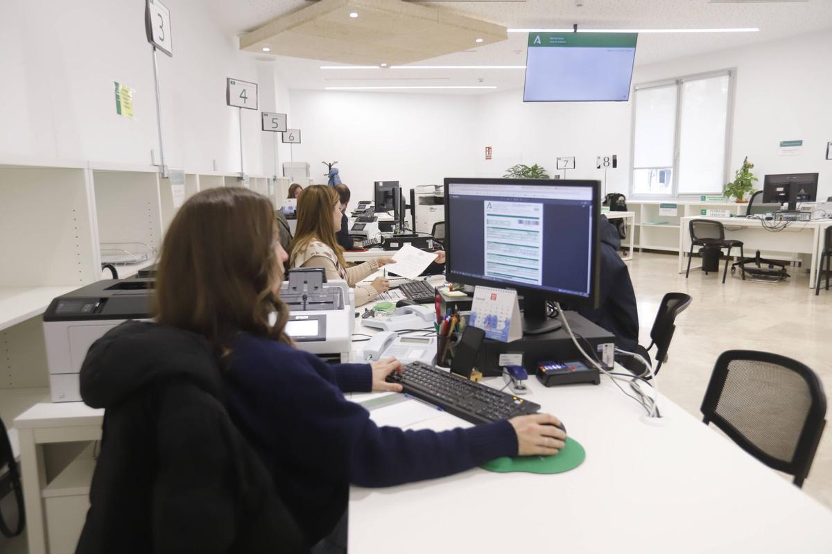 Funcionarios de la Junta de Andalucía en Córdoba