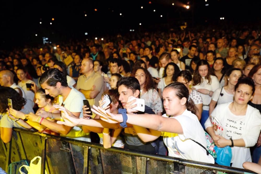 Multitudinario concierto en Castrelos de La Oreja de Van Gogh