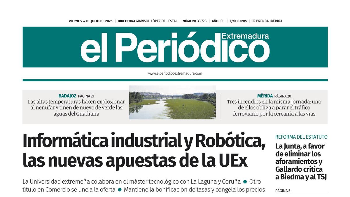 Consulta la portada correspondiente al día 4 de julio de 2025