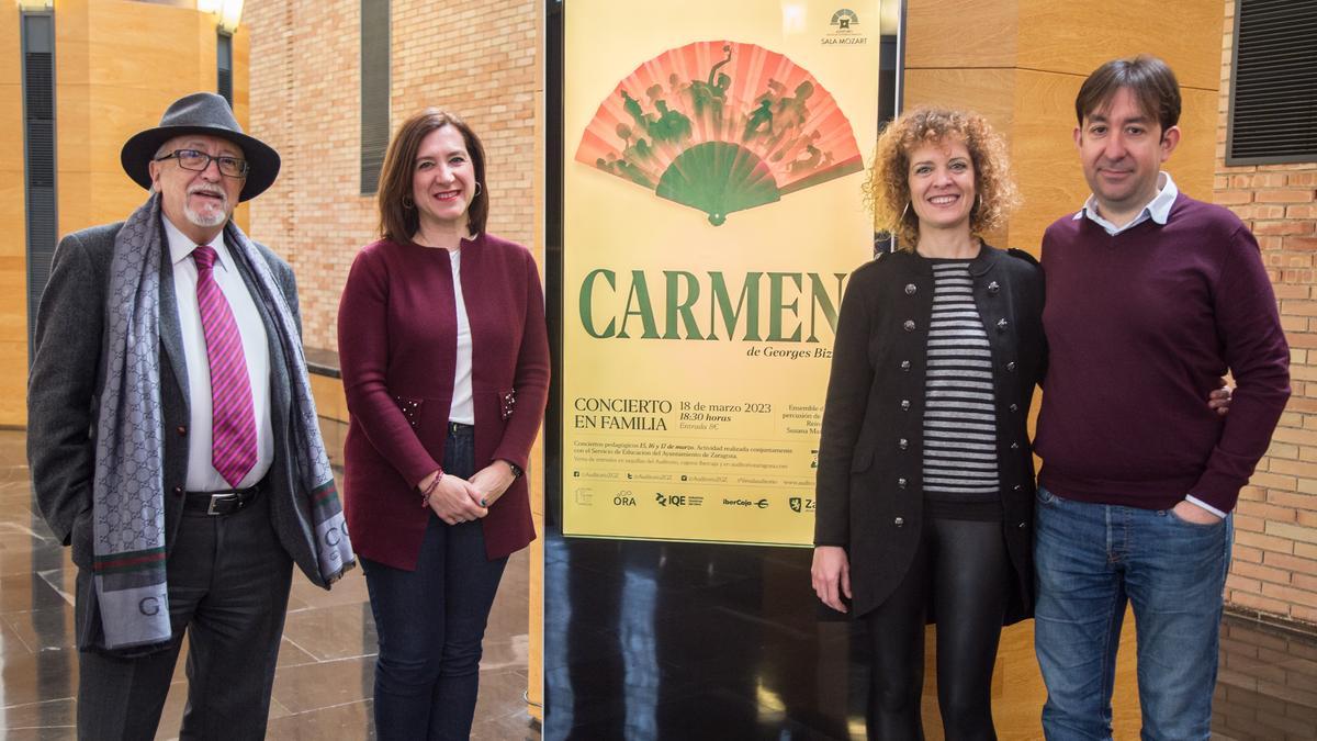 La obra 'Carmen' será representada en la Sala Mozart del Auditorio de Zaragoza el sábado 18 de marzo a las 18.30 horas