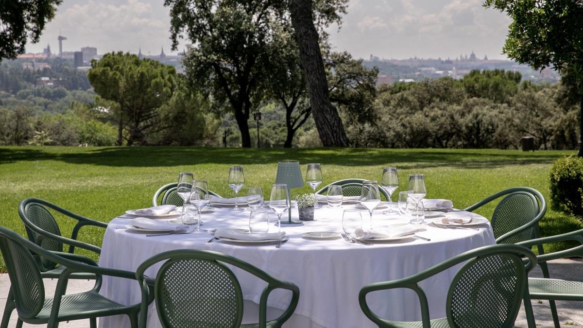 La terraza del Club de Campo.