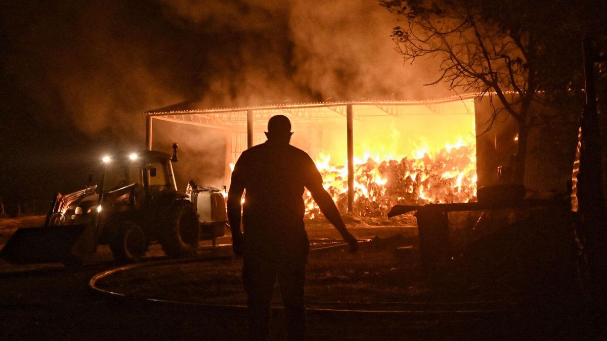 Incendio en Grecia.