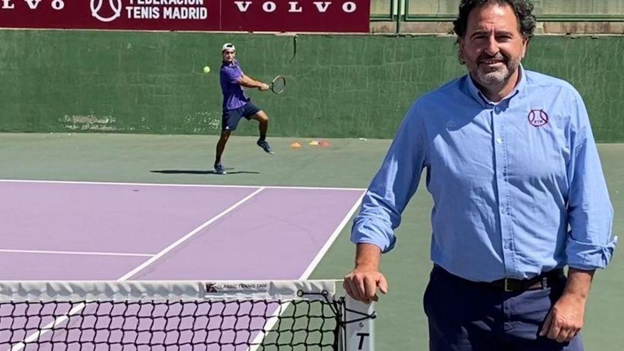 El presidente de la Federación de Tenis de Madrid, &#039;Tati&#039; Rascón.