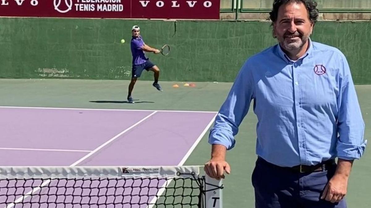 El presidente de la Federación de Tenis de Madrid, 'Tati' Rascón.