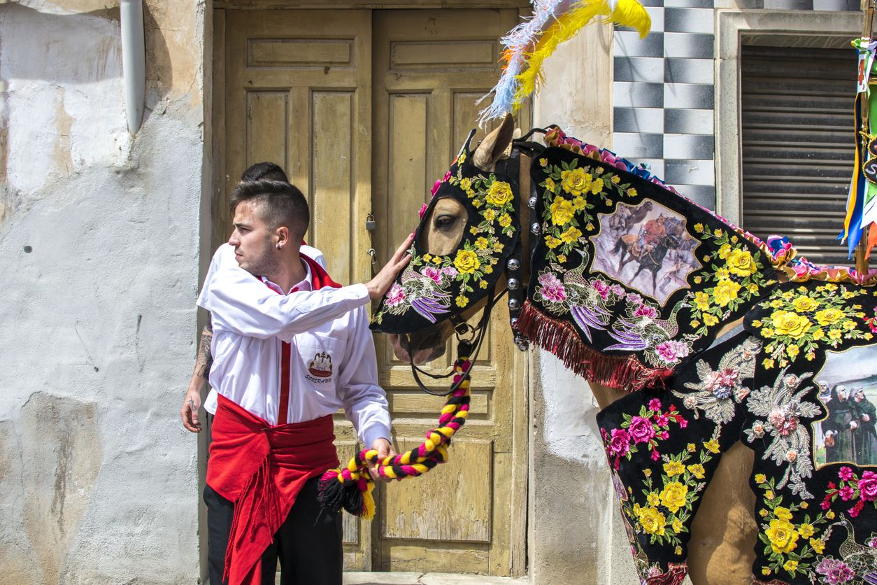 Fiesta de los caballos del vino, en Caravaca de la Cruz.