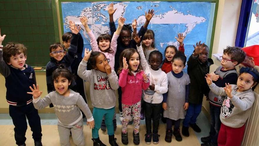 Clase de Infantil del colegio &#039;Picacho&#039;.  // Marta G. Brea