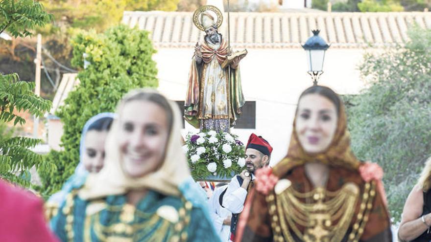 Un momento de la procesión del pasado año en Sant Agustí.