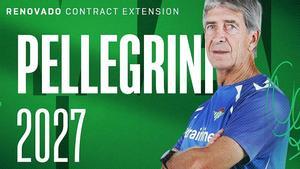 Pellegrini renueva hasta 2027