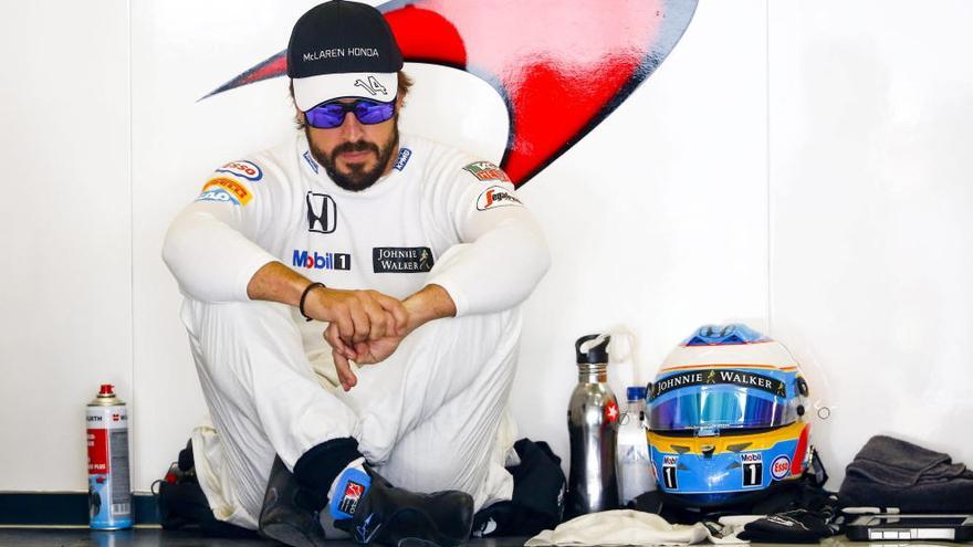 Fernando Alonso, en el circuito de Shanghái.