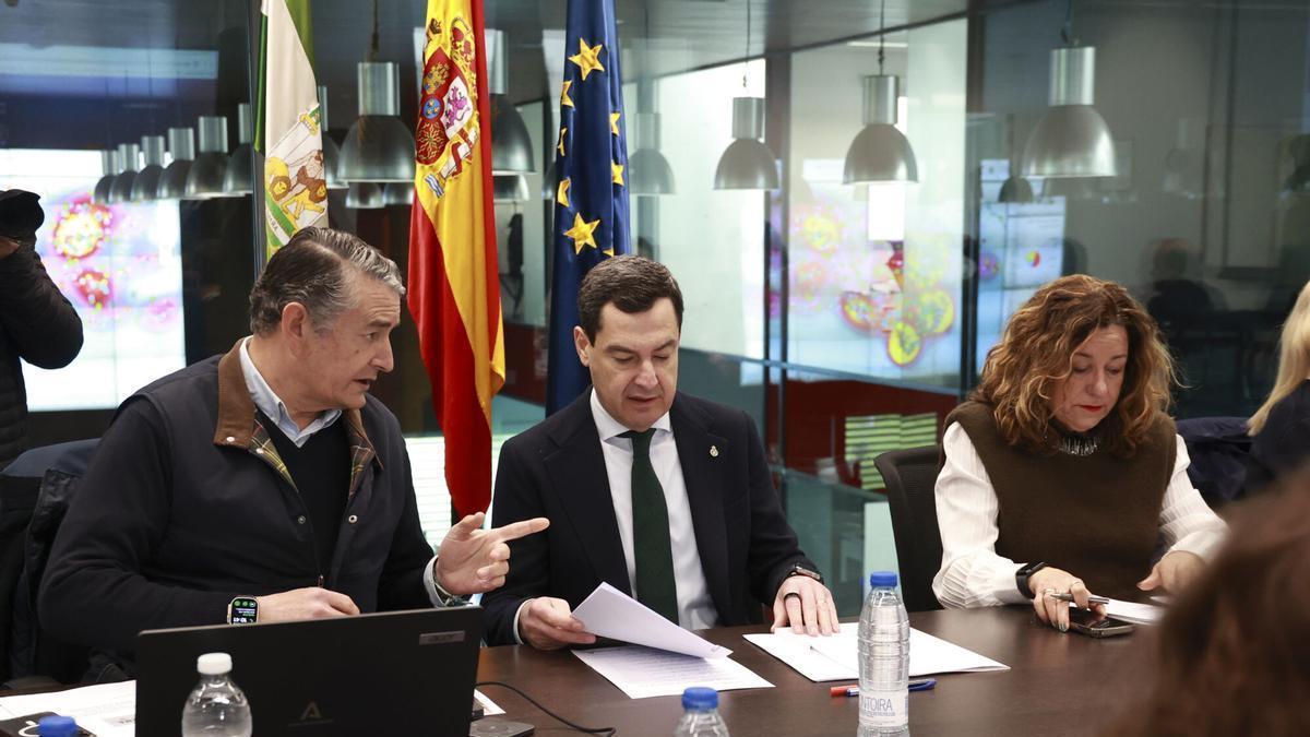 Moreno anuncia la «suspensión de la actividad lectiva en toda Andalucía salvo Almería» este miércoles