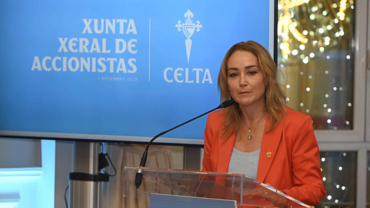 La junta de accionistas 2025 del Celta, presidida por Marián Mouriño