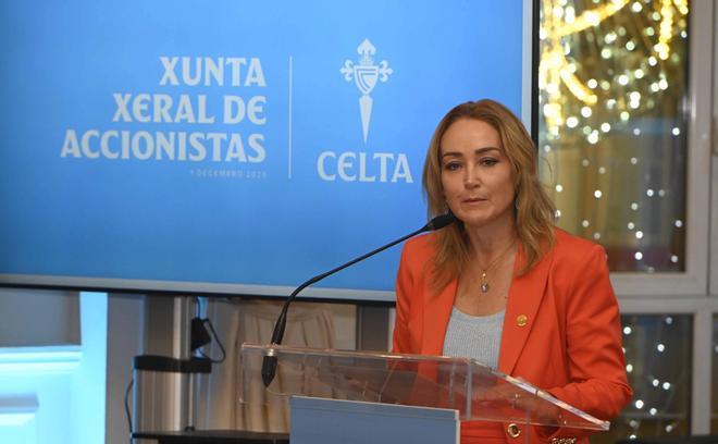 La junta de accionistas 2025 del Celta, presidida por Marián Mouriño