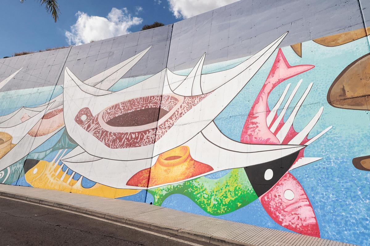 El mural de Candelaria