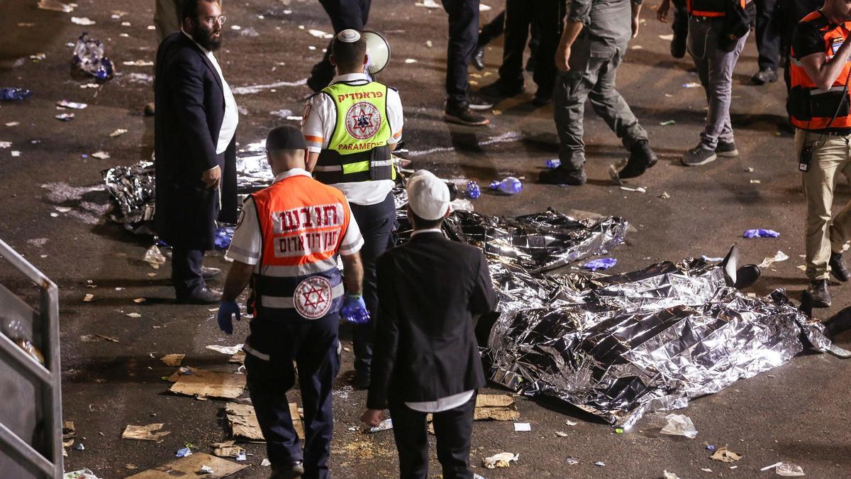 Más de 40 muertos en una estampida durante una fiesta religiosa en Israel