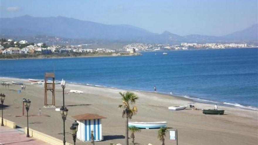 Playa de Sabinillas, en Manilva