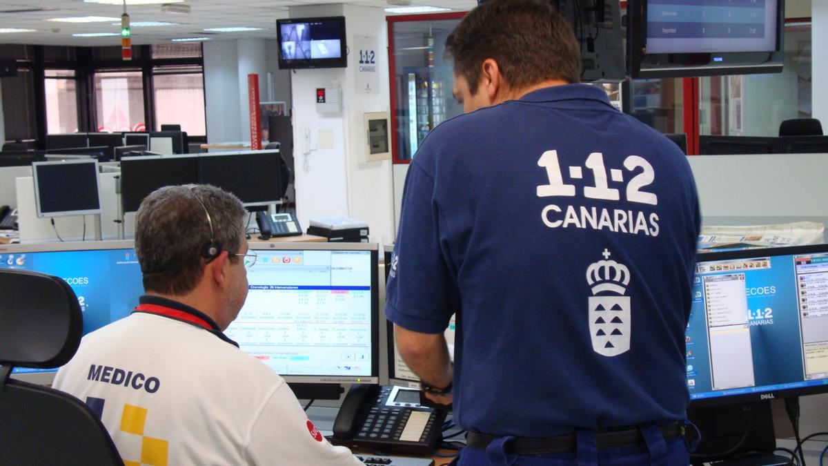 Sala operativa del Centro Coordinador de Emergencias y Seguridad (Cecoes) 1-1-2.