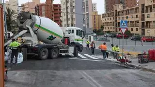Las dos obras en calles que finaliza Benidorm antes de Semana Santa y que se abrirán al tráfico