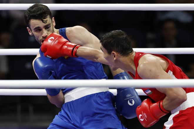 Boxeo masculino: Abdumalik Khalokov VS José Quiles Brotons