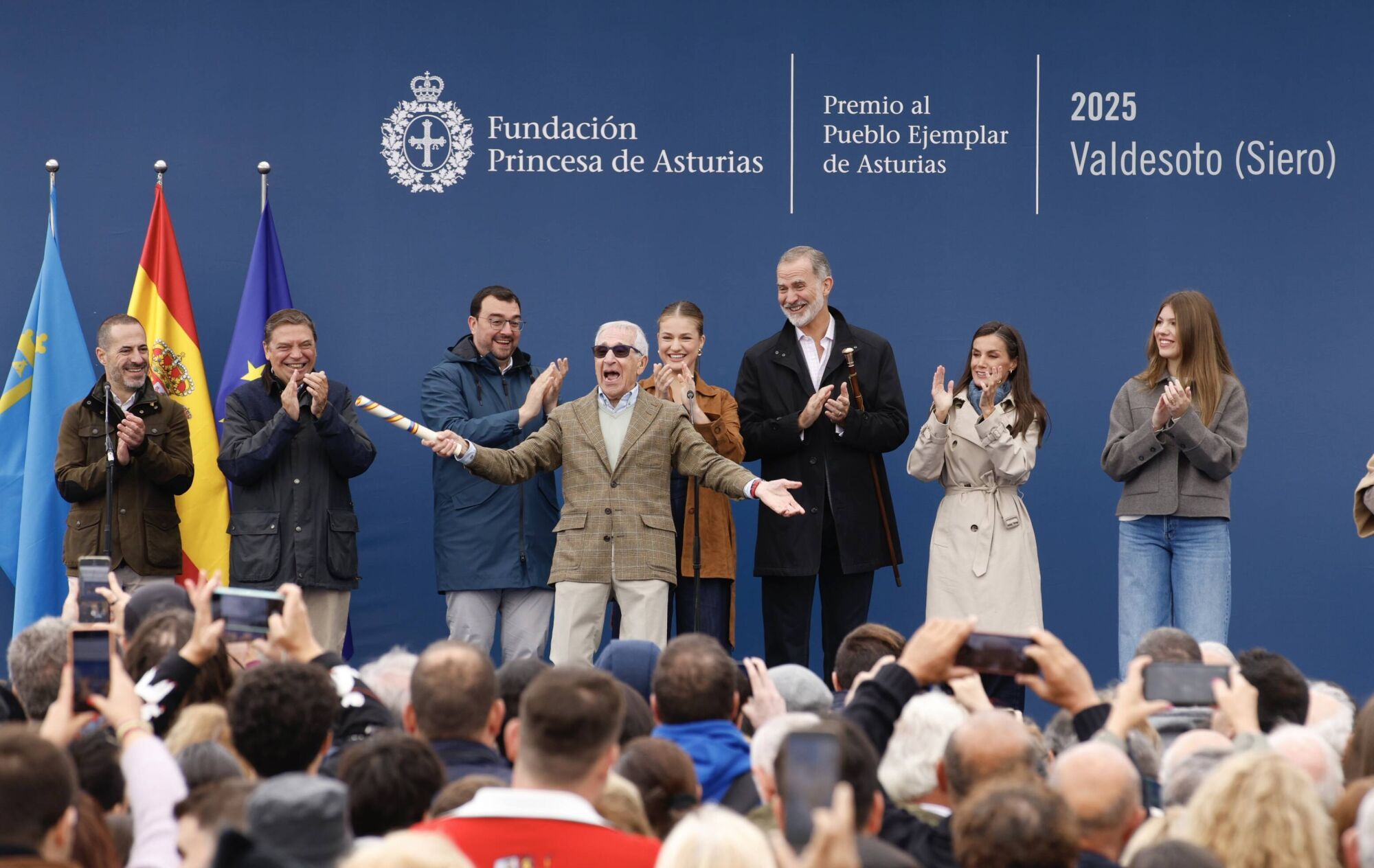 Así fue la visita de la Familia Real a Valdesoto para entregar el premio "Pueblo Ejemplar" de Asturias 2025