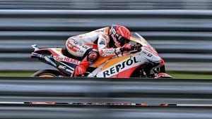 Marc Márquez, durante los entrenamientos