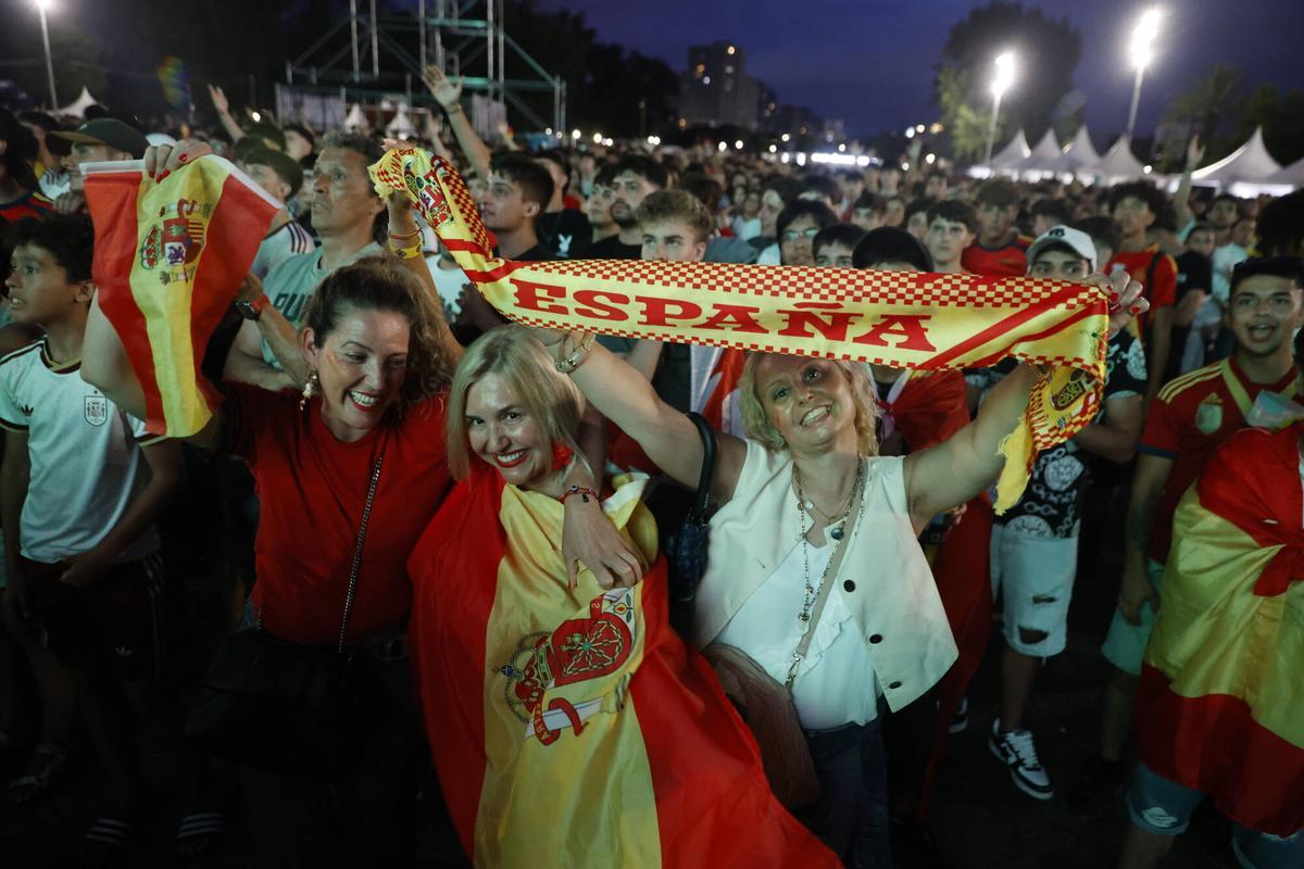 Así se vivió el partido de España contra Francia en Gijón Así se vivió el partido de España contra Francia en Gijón