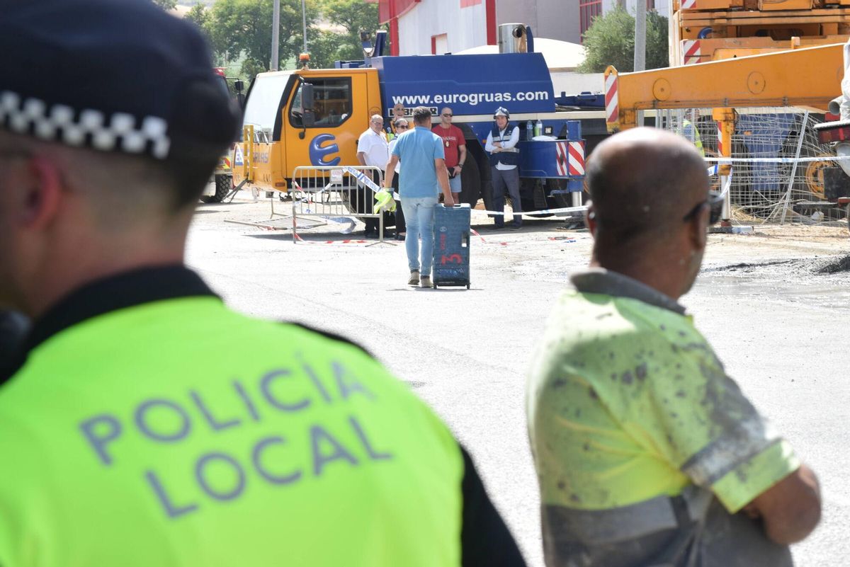 Accidente laboral en una nave del polígono industrial La Plata en Camas, Sevilla. 20 de junio de 2025