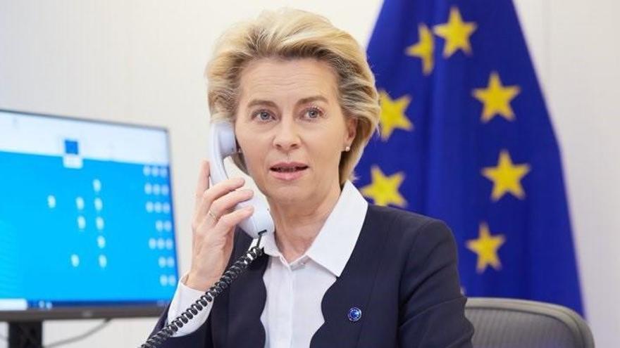 La presidenta de la Comisión Europea, Ursula von der Leyen.